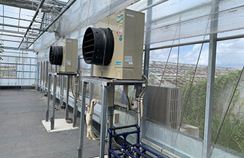 ヒートポンプ空調機(3.4kW × 5台)