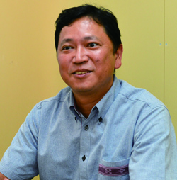 第三製造部 部長 永田 幸三さま(平成28年当時)