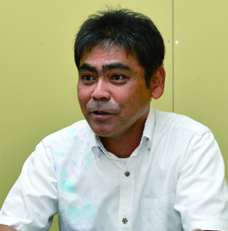 第三製造部 製造管理課 課長 嘉数 正明さま(平成28年当時)