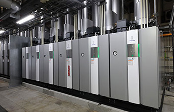 天然ガス焚き高効率貫流ボイラ(3t/h×6基)
