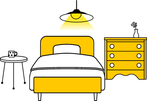 部屋の電気