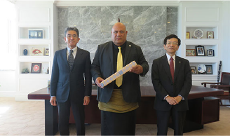 シカ副首相への表敬訪問