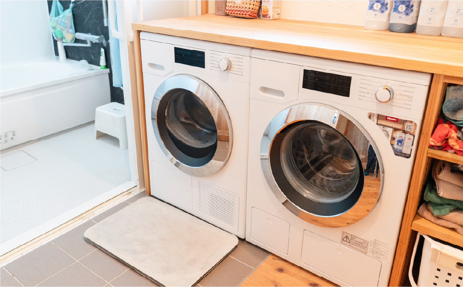 縦型洗濯機・ヒートポンプ式乾燥機