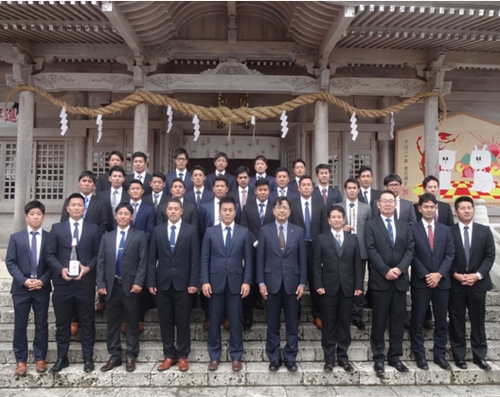 必勝祈願 硬式野球部2018年スタート!!