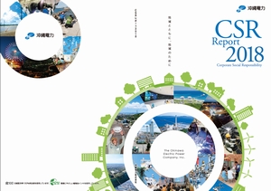 表紙　沖縄電力CSR Report2018