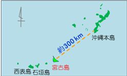 宮古島の位置