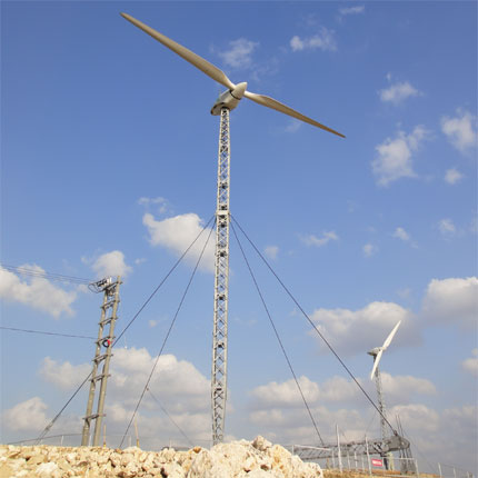 南大東可倒式風力発電設備