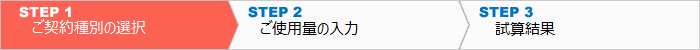 図 料金メニュー比較シミュレーションの流れ