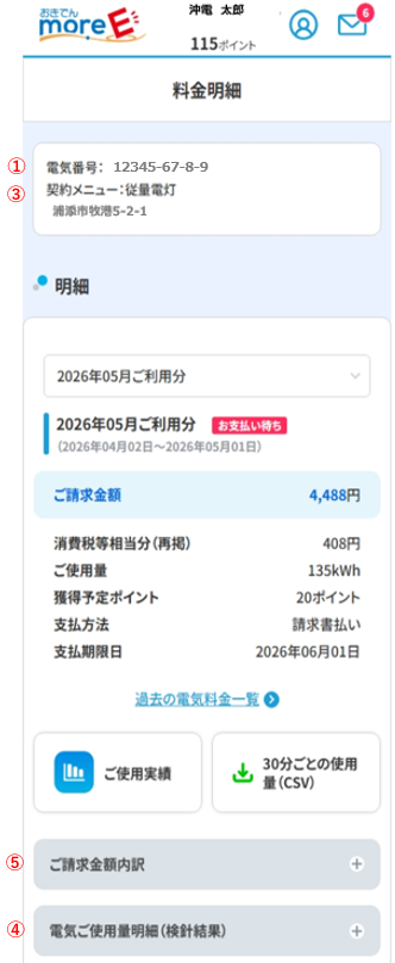 図　詳細情報画面